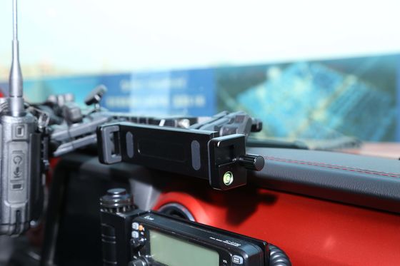 JEEP Car Fitment ألومنيوم سبائك مركز وحدة التحكم براكيت لحامل الهاتف المحمول الأسود