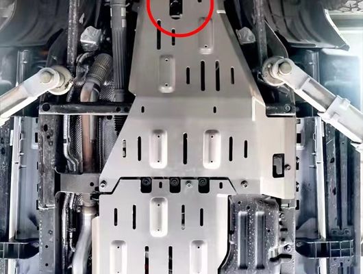 جيب رانجلر جيه إل جيه كيه 4x4 سبيكة الألومنيوم تحت محرك حماية الحماية لوحة التزلج الأسود