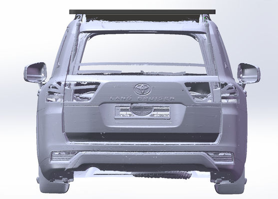 LC300 150 * 142 * 5 رف السقف المسطح سبائك الألومنيوم الملحقات الخارجية للسيارات 4X4