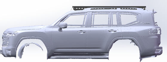 LC300 150 * 142 * 5 رف السقف المسطح سبائك الألومنيوم الملحقات الخارجية للسيارات 4X4