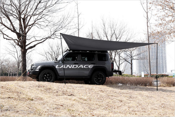 سبيكة الألومنيوم السوداء السطح السطح المفتوح السهل سقف السيارة رف سقف أعلى خيمة عريش