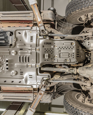 مسحوق أسود مغلفة Wrangler JL أنابيب العادم صفيحة التزلج مخصصة 2018-2019 العام