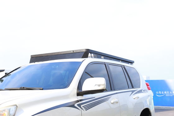 سبائك الألومنيوم الأسود 4runner رف السقف حقيبة السقف سلة مثالية للأنشطة التخييمية