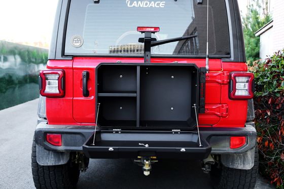 بسهولة تثبيت صندوق الباب الجانبي الخلفي ل Wrangler JL / JK خزان 300 13.4 كجم الوزن الصافي