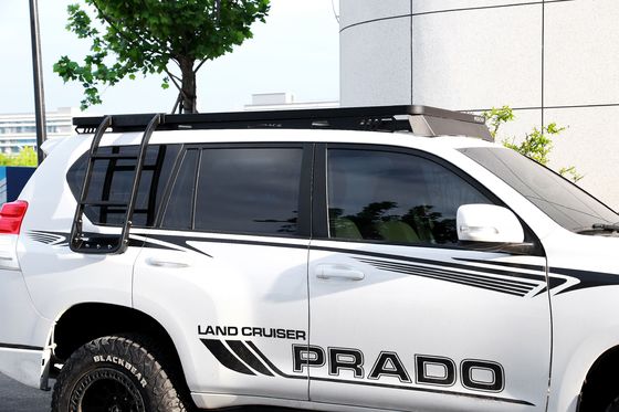 منتج جديد 4X4 المركبة الملحقات الخارجية الحمل الثقيل سبائك الألومنيوم شحن رف السقف لتويوتا برادو LC 150