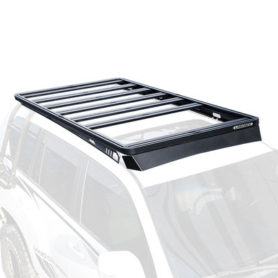 رفوف سقف السيارات الشمسية من سبيكة الألومنيوم العالمية لـ TOYOTA LAND CRUISER Prado 150 أسود OEM