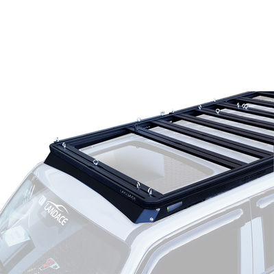 تويوتا LC200 طراز السيارة عالية 4X4 الألومنيوم سقف السيارات الطاقة الشمسية رفوف مع تركيب العمود الفقري
