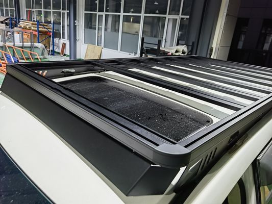 تويوتا LC200 طراز السيارة عالية 4X4 الألومنيوم سقف السيارات الطاقة الشمسية رفوف مع تركيب العمود الفقري