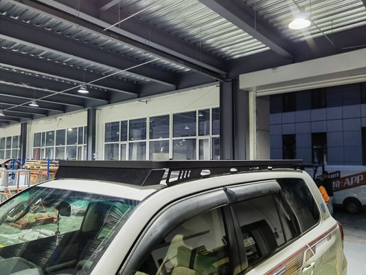 تويوتا LC200 طراز السيارة عالية 4X4 الألومنيوم سقف السيارات الطاقة الشمسية رفوف مع تركيب العمود الفقري
