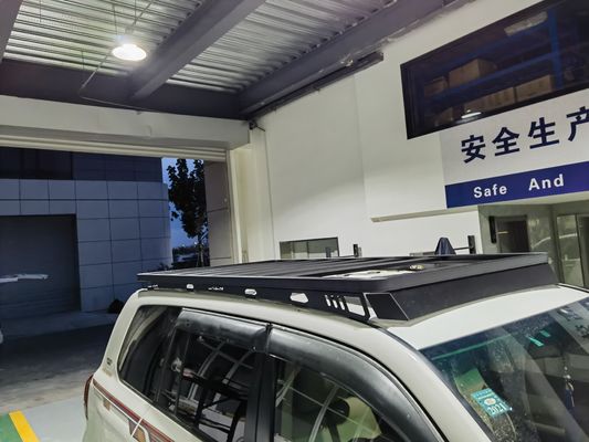 تويوتا LC200 طراز السيارة عالية 4X4 الألومنيوم سقف السيارات الطاقة الشمسية رفوف مع تركيب العمود الفقري