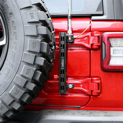 حامل علم سبيكة الألومنيوم ومعصومة سلك الراديو لـ JEEP Wrangler JL JK performance