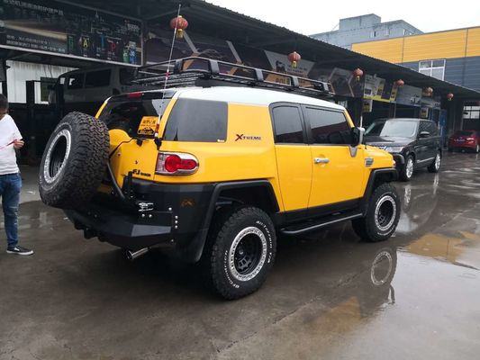 OEM تويوتا FJ Cruiser Winch Bull Bar المصد الأمامي المصد الخلفي المصد مع حامل الإطارات Jerrycan حامل