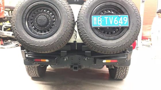 OEM تويوتا FJ Cruiser Winch Bull Bar المصد الأمامي المصد الخلفي المصد مع حامل الإطارات Jerrycan حامل