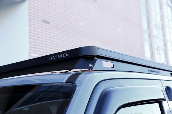 شعار لانداس 4x4 السيارات الملحقات الخارجية الألومنيوم الهواء الشاشة السقف رف الوعاء منصة الأمتعة دعامة للدبابة 300 أسود