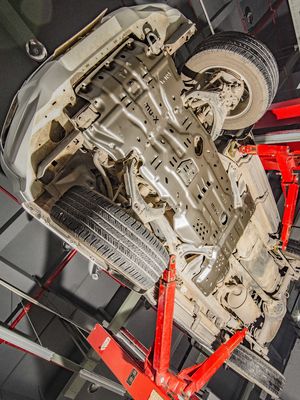 ISUZU MU-X و D-MAX الملحقات OEM صفيحة التزحلق لحالة نقل ناقل المحرك