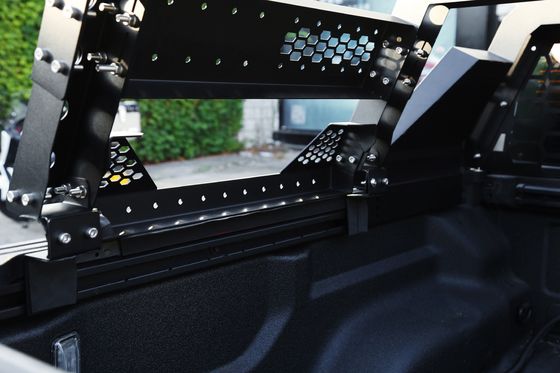 الفضة والأسود الفولاذ الكربوني 4x4 نظام رف سرير قطع السيارات خارج الطرق لـ فورد رابتور
