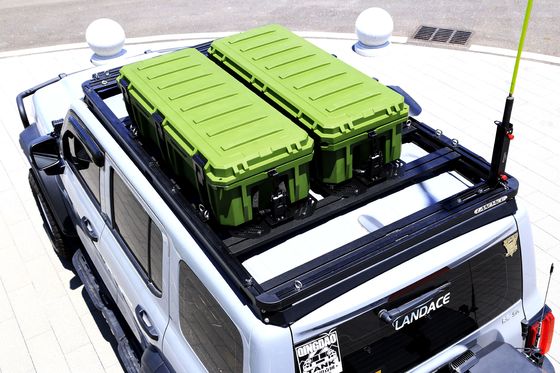 مستطيل 4WD 4x4 الملحقات الخارجية LLDPE صندوق تخزين للتخييم البلاستيكي لرصيف سقف السيارة