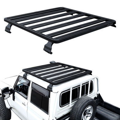 صلبة تويوتا LAND CRUISER LC79 رفوف السقف المسطحة منصة كابينة رفوف السقف مطلية مسحوق