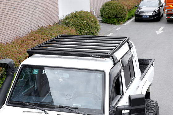 صلبة تويوتا LAND CRUISER LC79 رفوف السقف المسطحة منصة كابينة رفوف السقف مطلية مسحوق