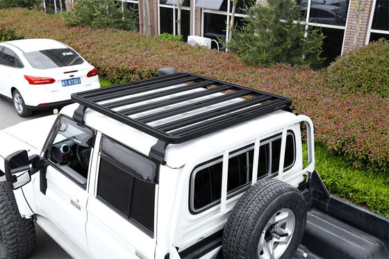 صلبة تويوتا LAND CRUISER LC79 رفوف السقف المسطحة منصة كابينة رفوف السقف مطلية مسحوق