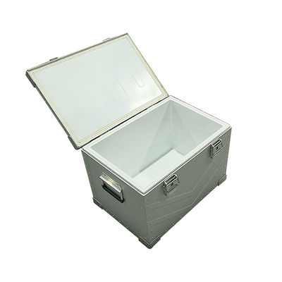 G.W 8.5kg نمط هندسي سبائك الألومنيوم سيارة التخييم المطبخ صندوق التخزين العزل