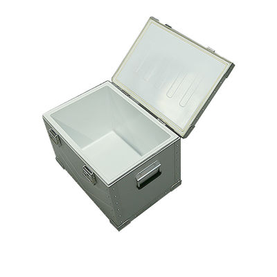 G.W 8.5kg نمط هندسي سبائك الألومنيوم سيارة التخييم المطبخ صندوق التخزين العزل