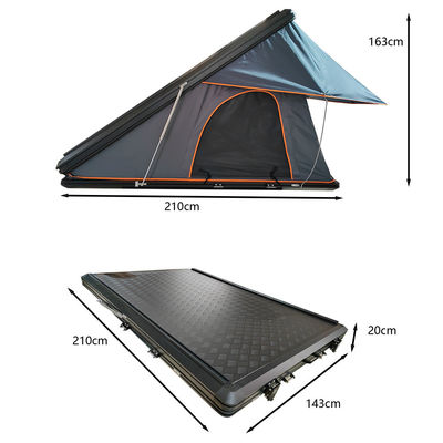 غرفة نوم واحدة 4-5 شخص سيارة سقف خيمة أعلى مع سلم جانبي جامعة مقاومة للماء 2.1m