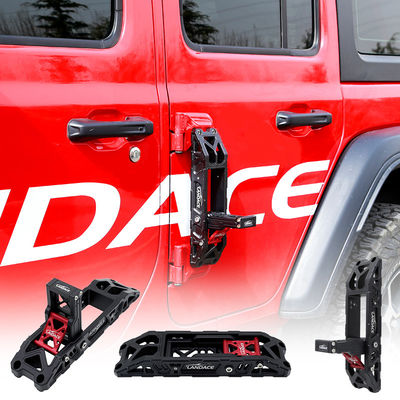 JEEP Wrangler JL JK 2023 صلبة الالومنيوم اللاصق الالومنيوم الجانبي الباب خطاف الدبابة للسوق