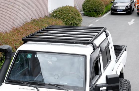 1400X1320mm رصيف السقف الملصق بالبودرة السوداء لسيارات تويوتا 4x4