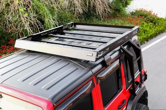 4x4 سلة سقف المركبة سلة لـ 18-23 Wrangler Rubicon Jeep بناء الألومنيوم الفولاذي