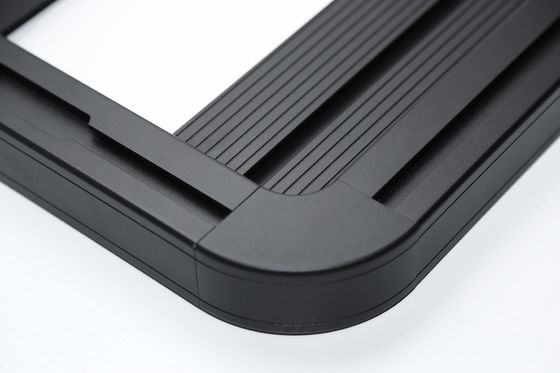 1889 * 1225mm سطح أكسدة من الفولاذ الألومنيوم الأسود سقف رف للسيارة Y60 SUV 4x4