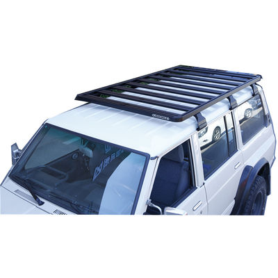 عربة سيارات SUV بار 4x4 الفولاذ العالمي الألومنيوم الصندوق الأسود التعبئة رف السقف لY60