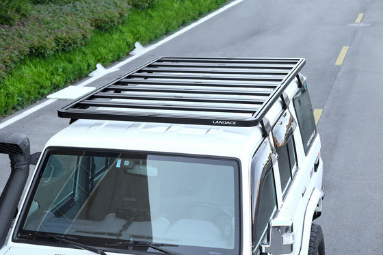 مناسبة لسيارات الدفع الرباعي 1540X1425mm عالمية الألومنيوم الصلب رف السقف لJimny Fj Cruiser LC76