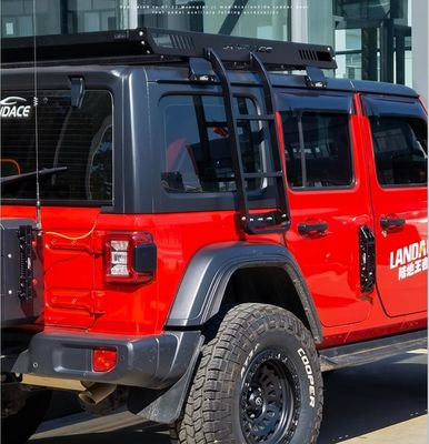 جيب رانجلر JK 4x4 الجامعة أعلى شحن أمتعة رف السقف SUS304 سبيكة الألومنيوم 6063-T6