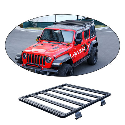 سريعة وسهلة التثبيت الأسود 4x4 سبيكة الألومنيوم رف السقف للجيب رانجر جيه إل