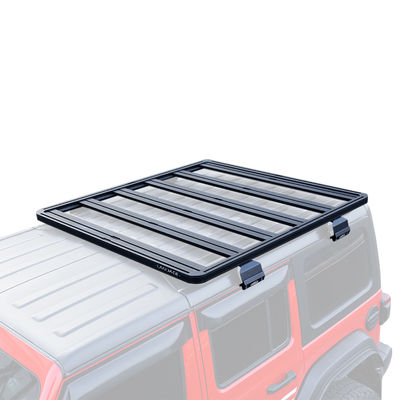سريعة وسهلة التثبيت الأسود 4x4 سبيكة الألومنيوم رف السقف للجيب رانجر جيه إل
