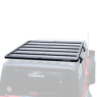 سريعة وسهلة التثبيت الأسود 4x4 سبيكة الألومنيوم رف السقف للجيب رانجر جيه إل