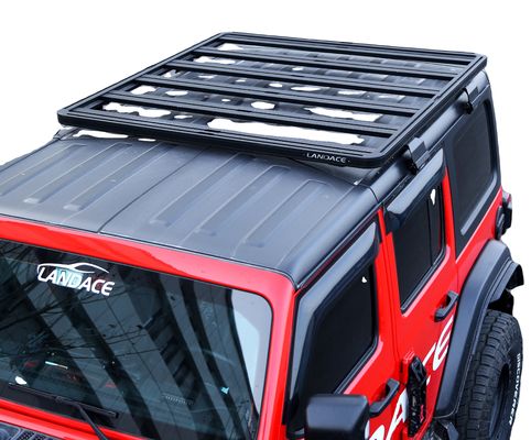 سريعة وسهلة التثبيت الأسود 4x4 سبيكة الألومنيوم رف السقف للجيب رانجر جيه إل